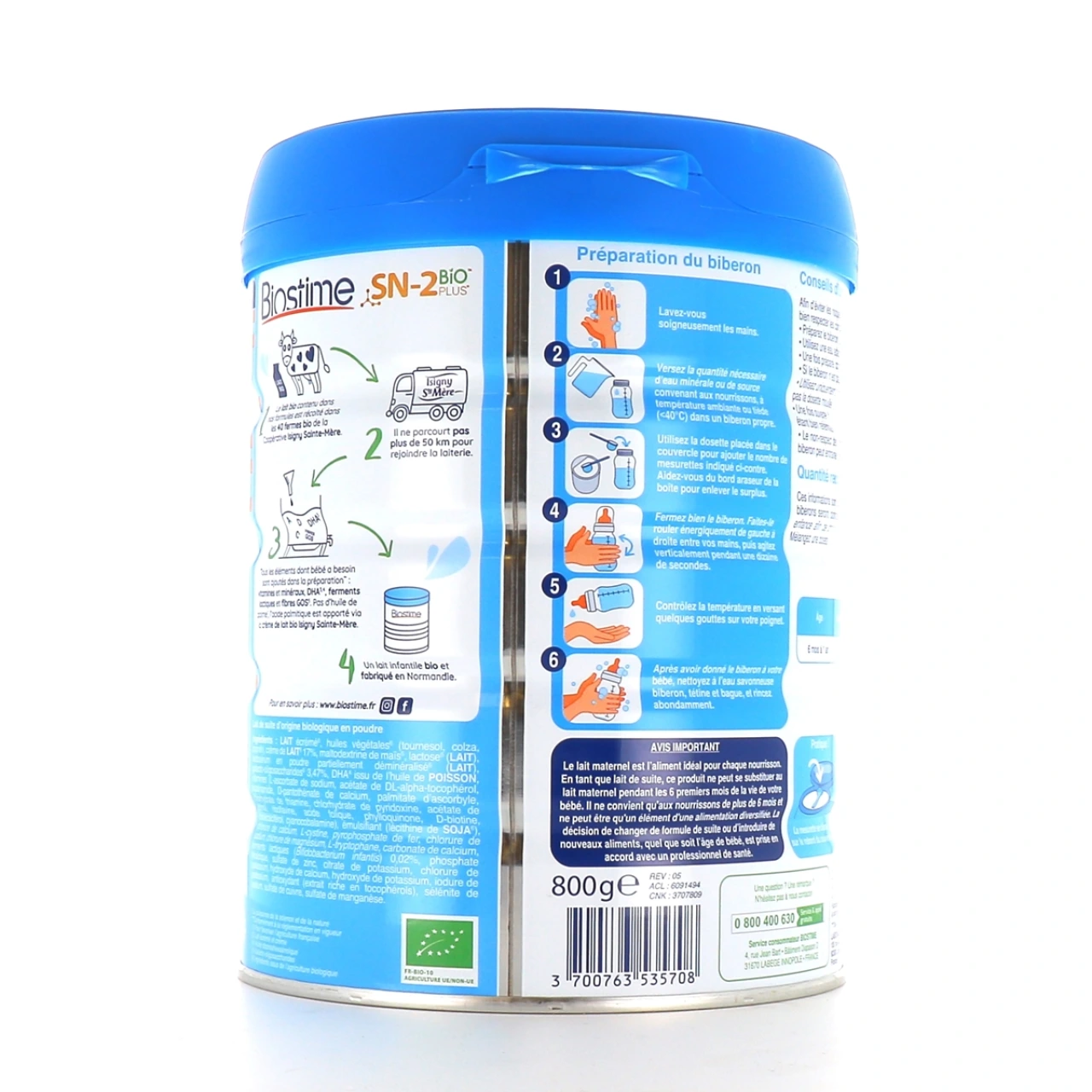 Biostime Lait en Poudre Bio 2eme âge - Vue 2