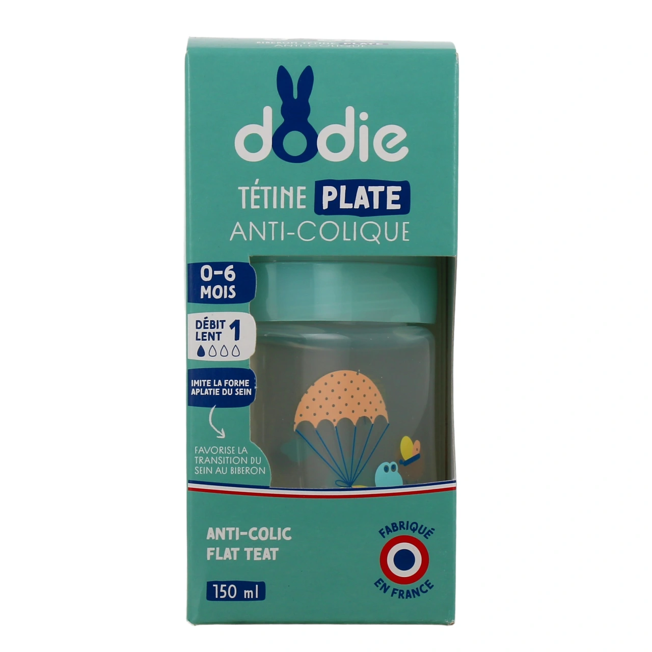 Dodie Biberon Tétine Plate Anti-Colique - Vue 2