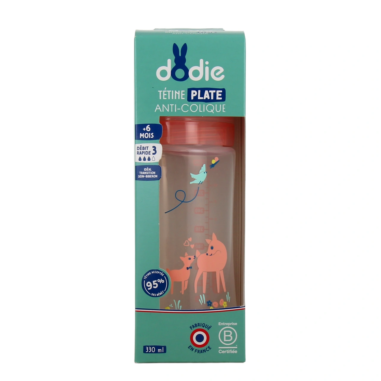 Dodie Biberon Tétine Plate Anti-Colique - Vue 13