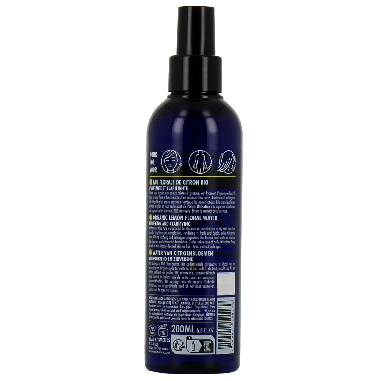 Waam Eau Florale de Citron Bio - Vue 3