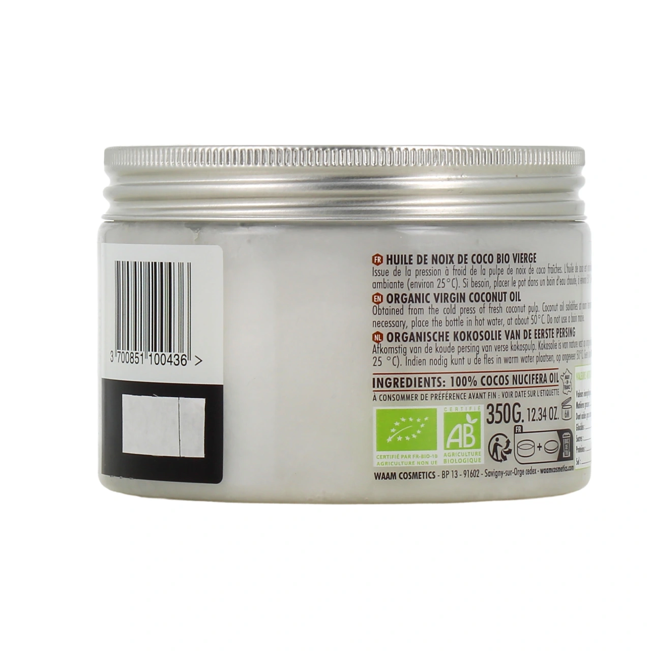 Waam Huile de Coco Bio - Vue 6