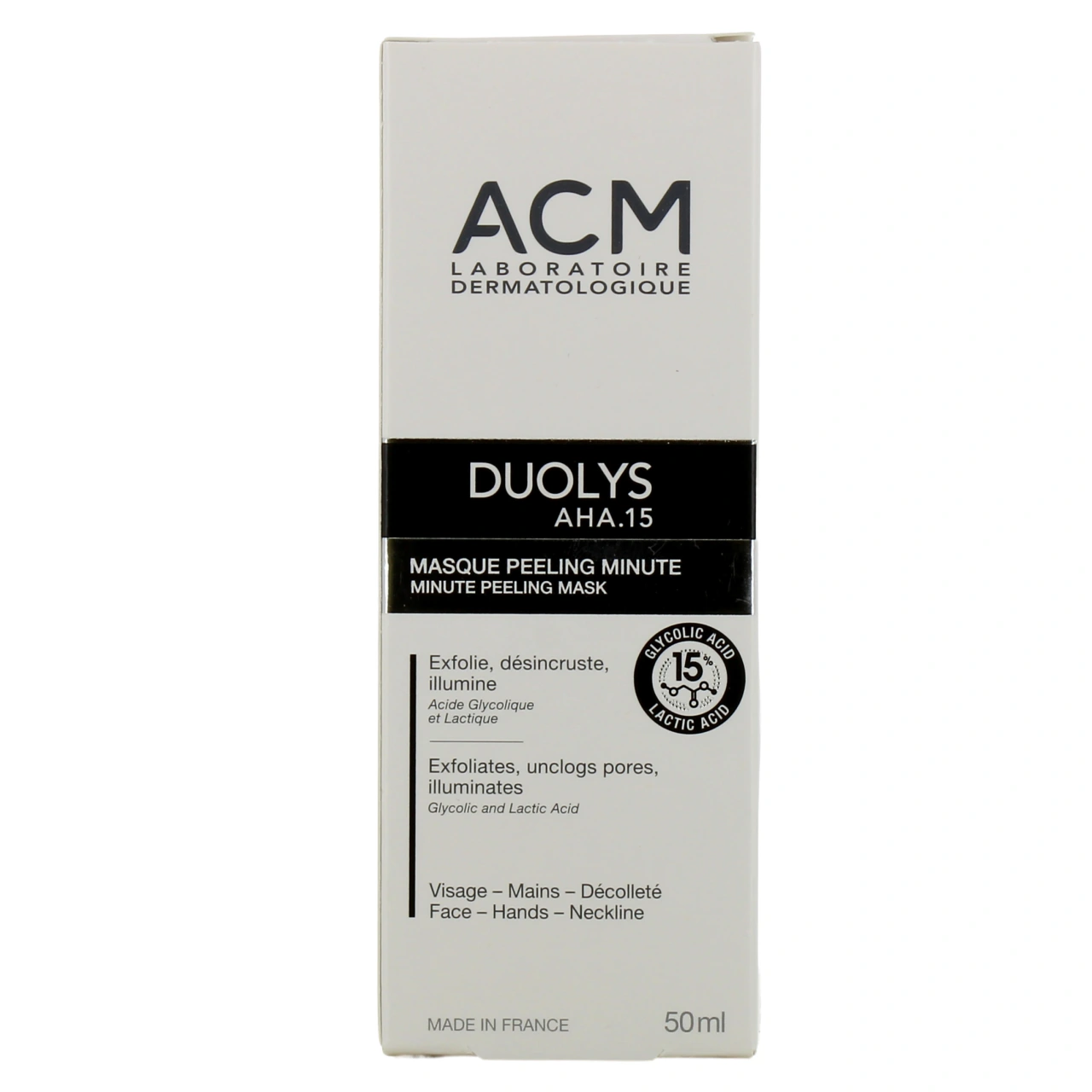 ACM Duolys AHA 15 Masque Peeling Minute - Vue 3