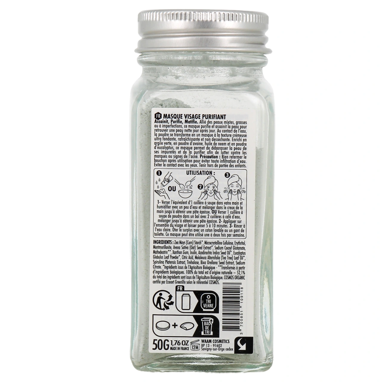 Waam Magic Powders Masque Visage Purifiant - Vue 3