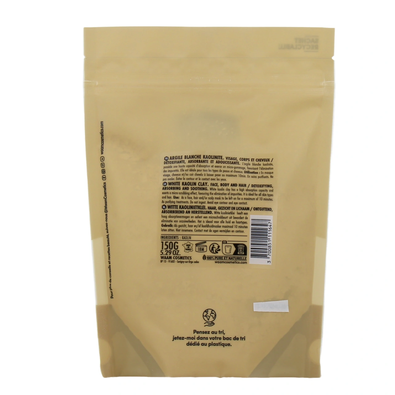 Waam Argile Blanche Kaolinite - Vue 3