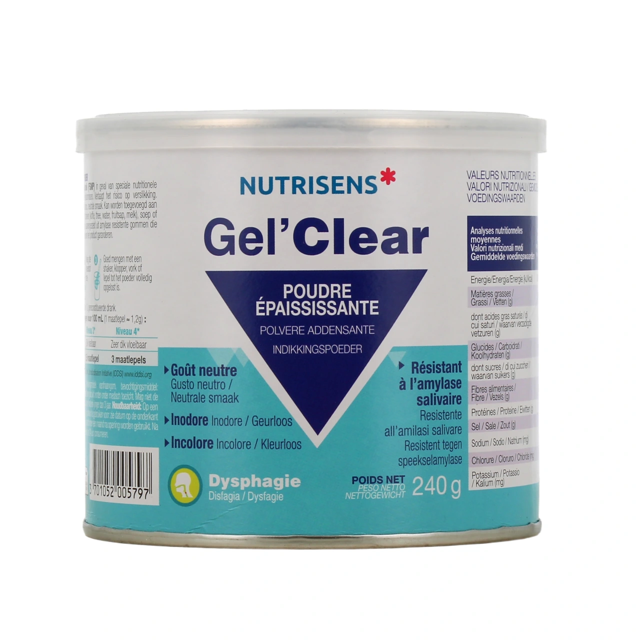 Nutrisens Gel'Clear épaississant neutre - Vue 2