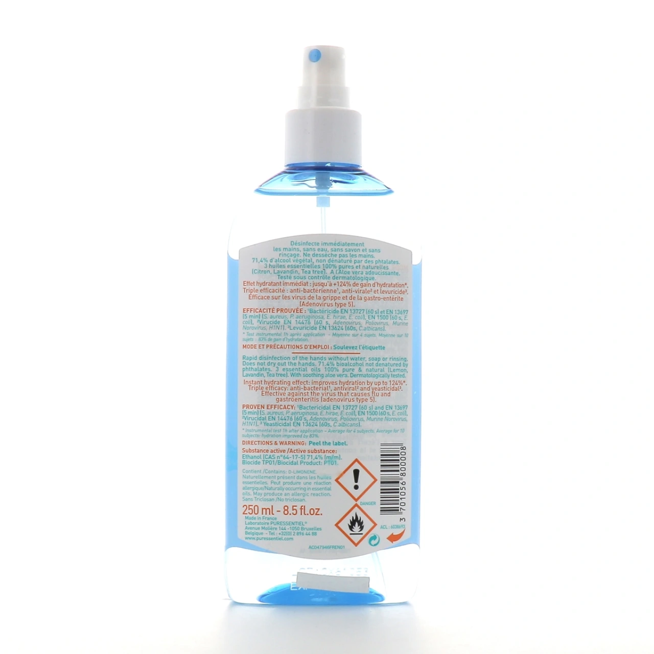 Lotion Spray Antibactérien Assainissant Mains et Surfaces - Vue 18