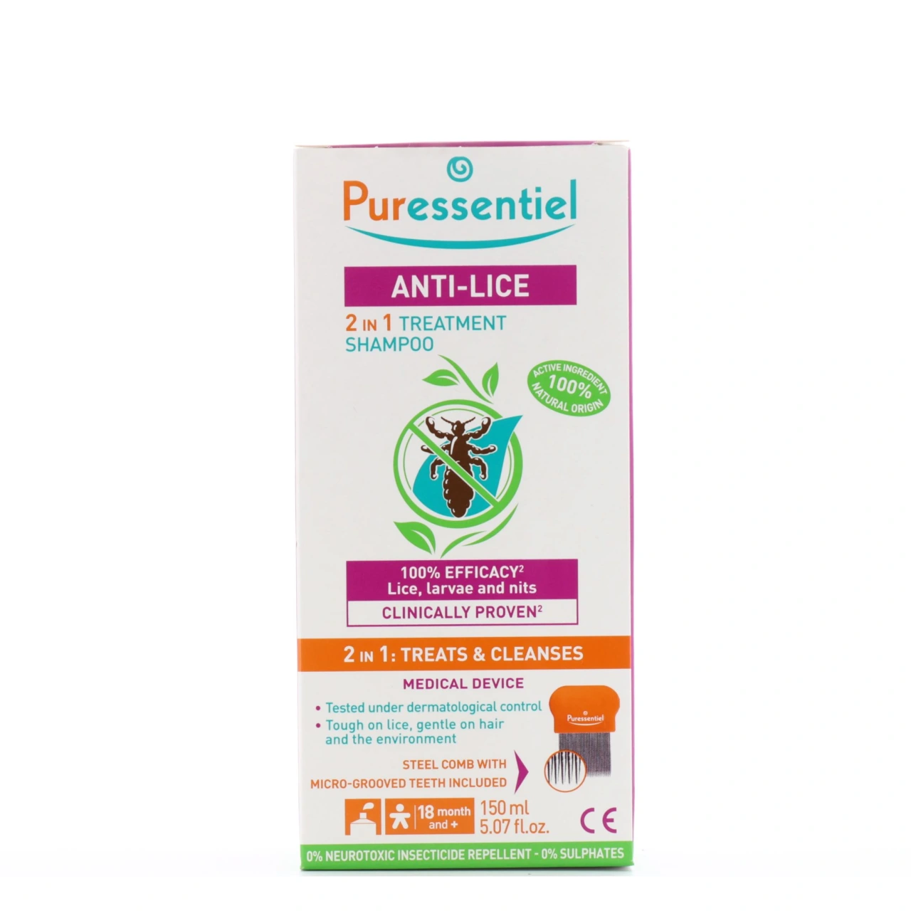 Puressentiel Anti-Poux Shampooing Masque Traitant - Vue 2