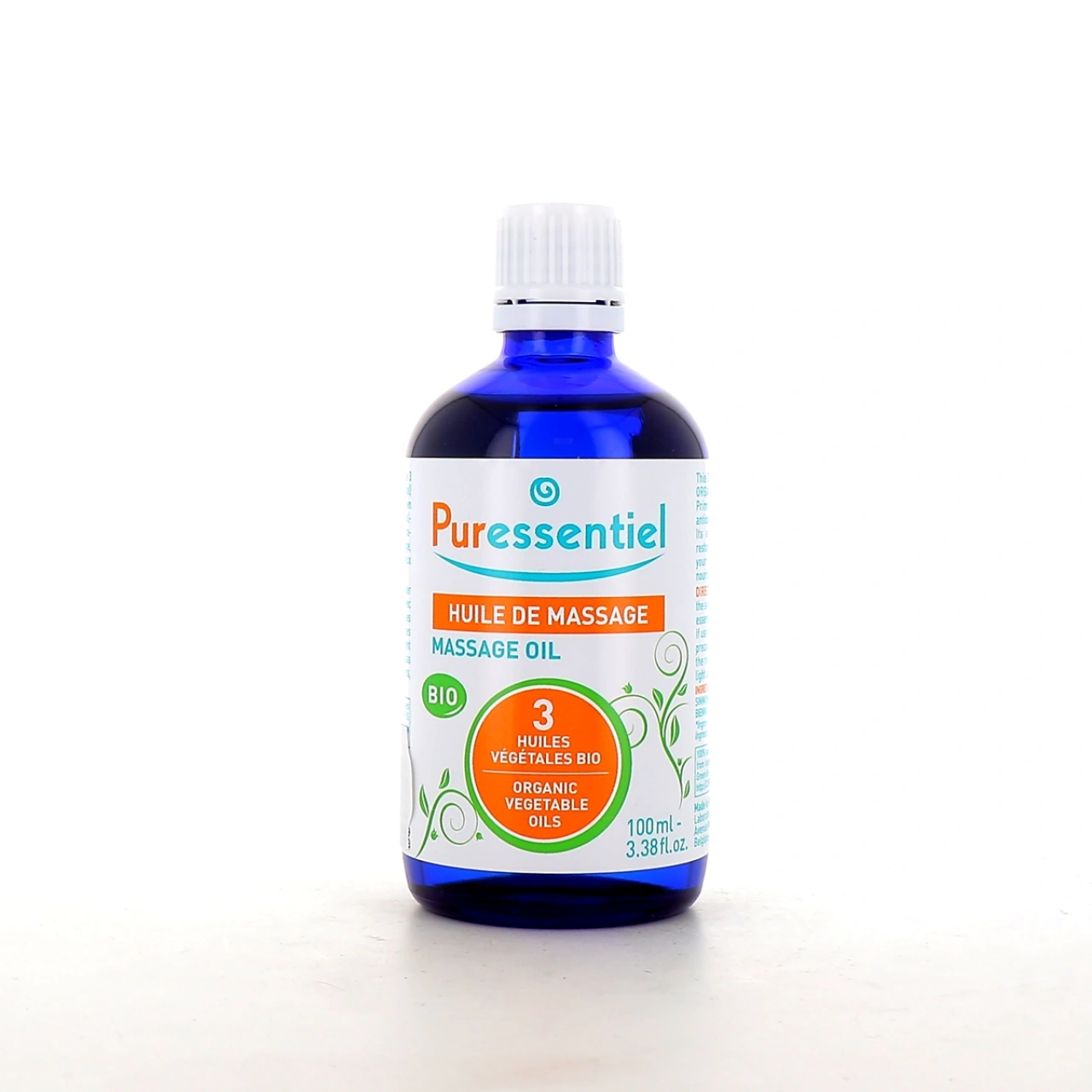 Puressentiel Huile de Massage Bio aux 3 Huiles Végétales - Puressentiel