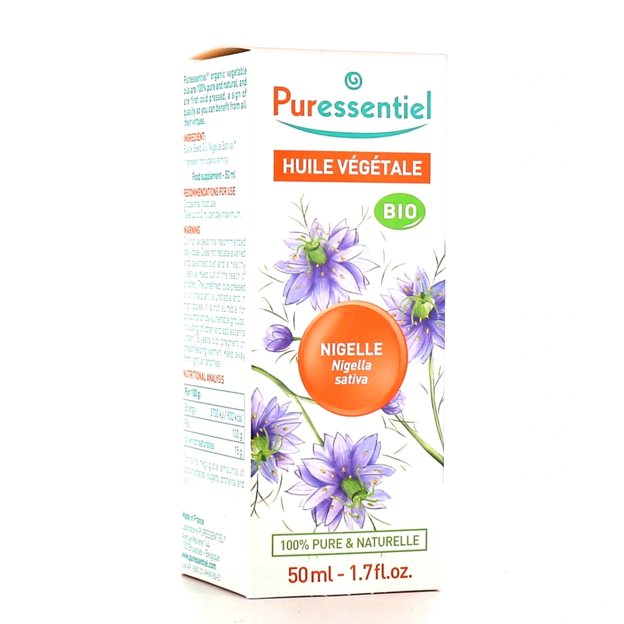 Puressentiel Huile Végétale Nigelle Bio - Puressentiel