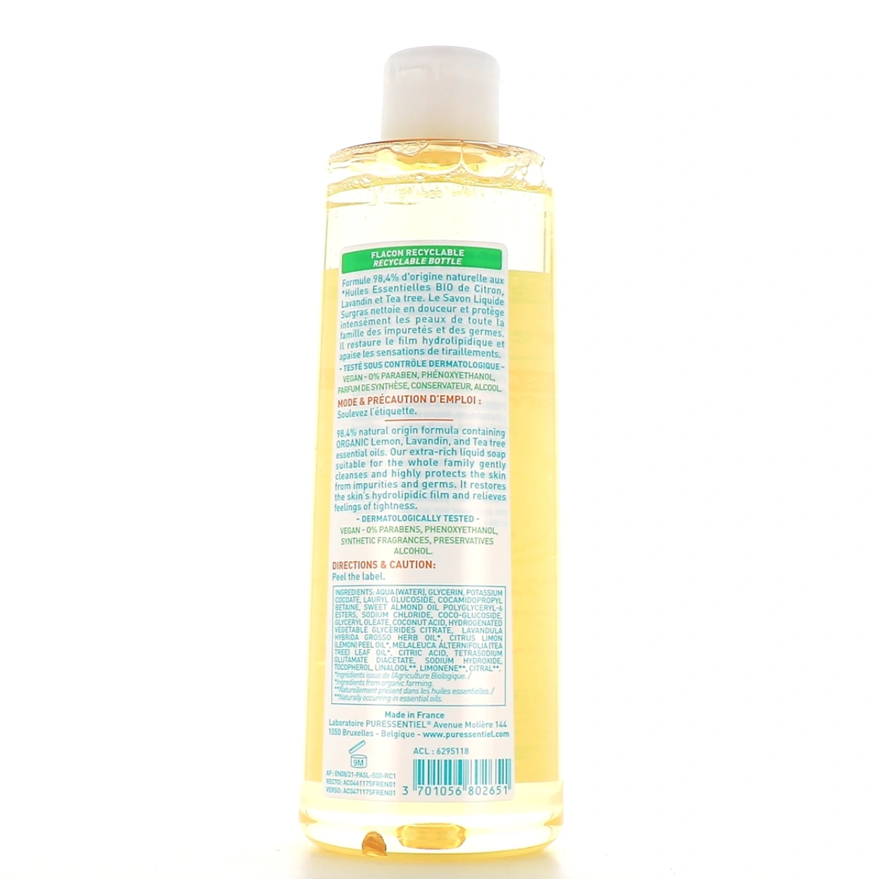 Puressentiel Savon Liquide Surgras Assainissant - Vue 2
