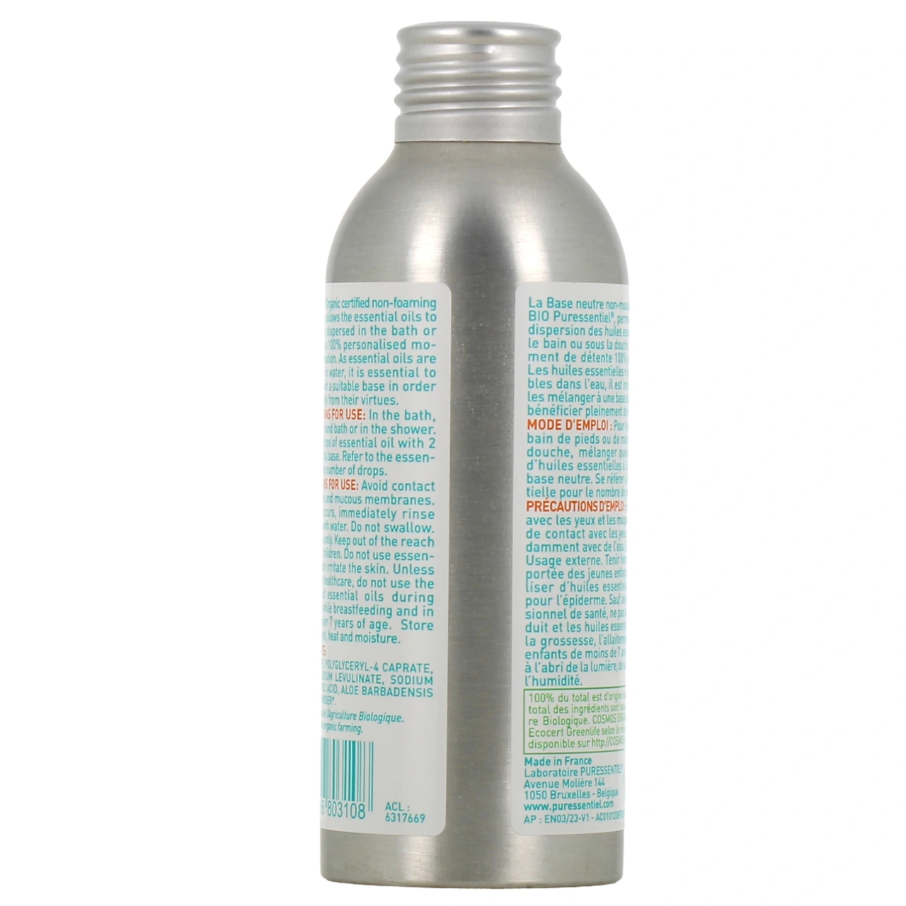 Puressentiel Base Neutre Bain et Douche Bio - Vue 3