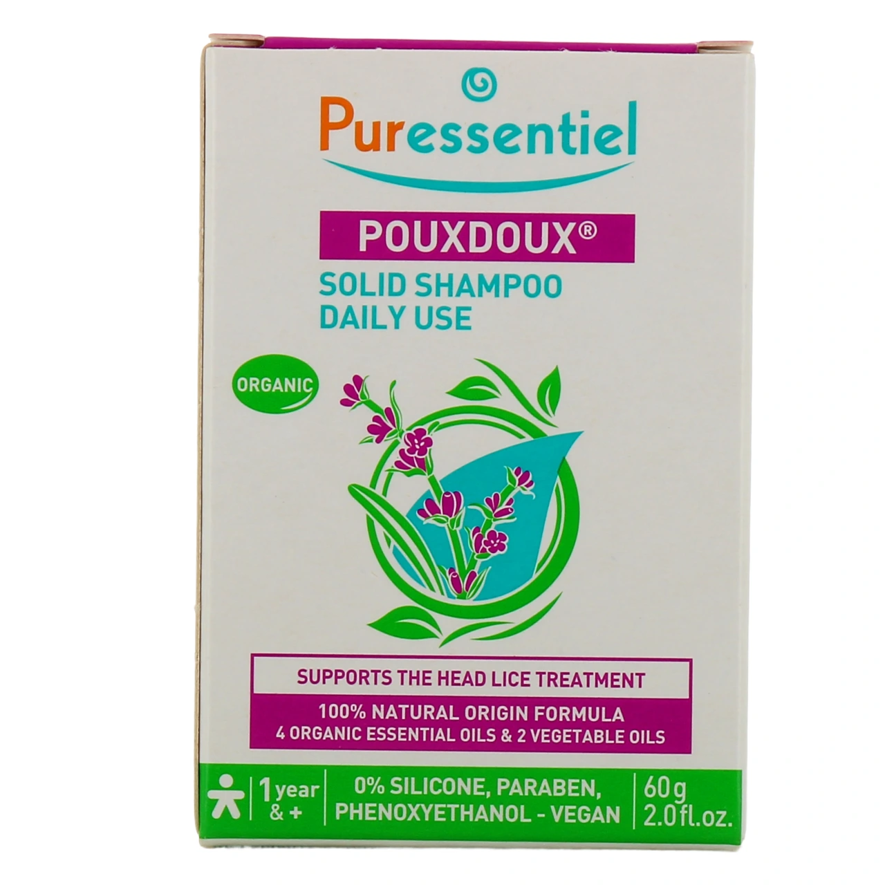 Puressentiel Pouxdoux Shampooing Solide Quotidien - Vue 3