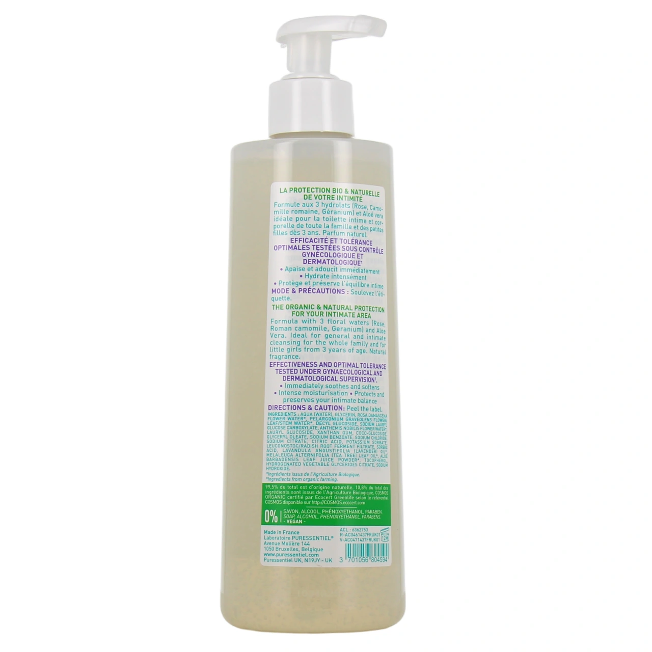 Puressentiel Hygiène Intime Gel lavant douceur certifié Bio - Vue 4