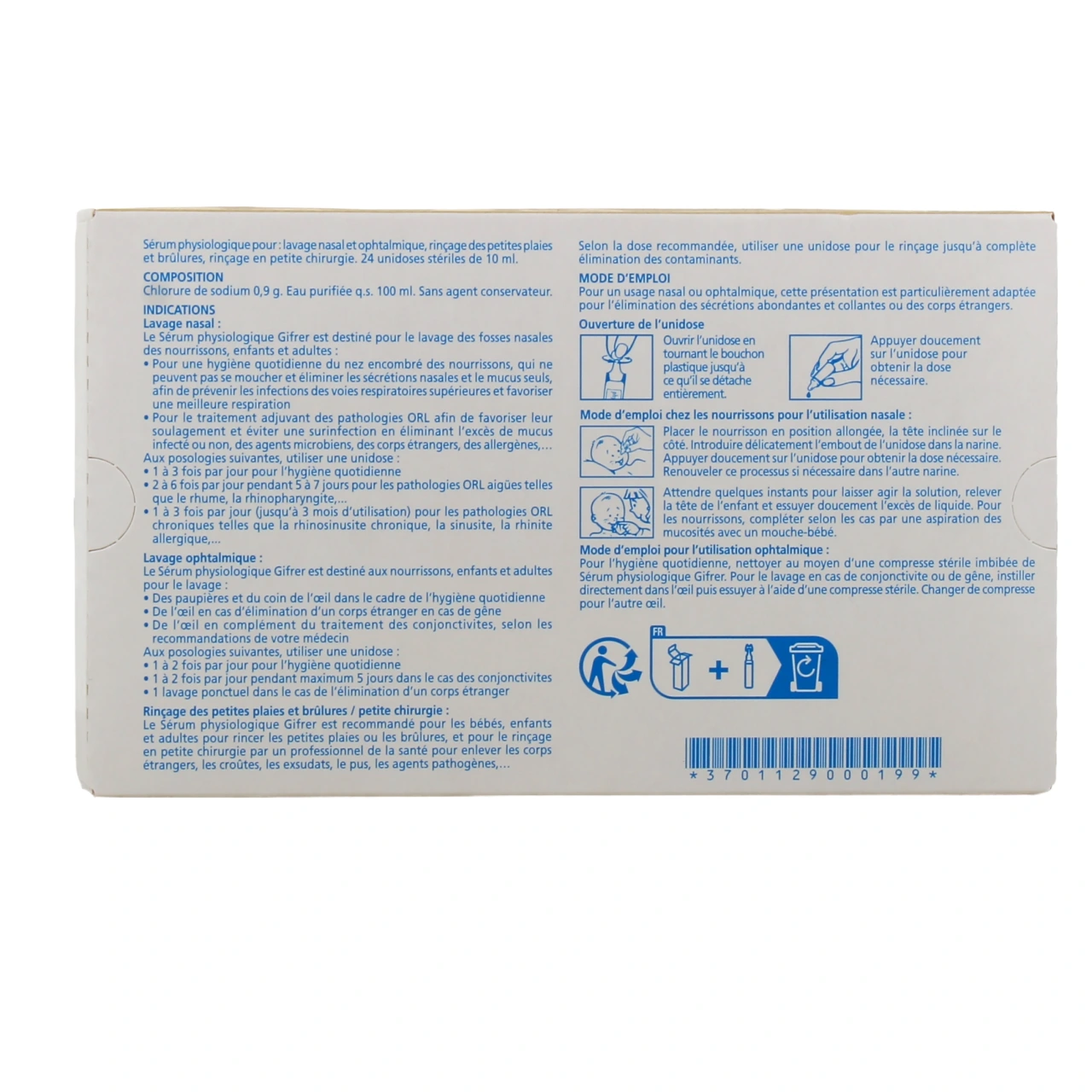 Gifrer Sérum physiologique - Vue 6