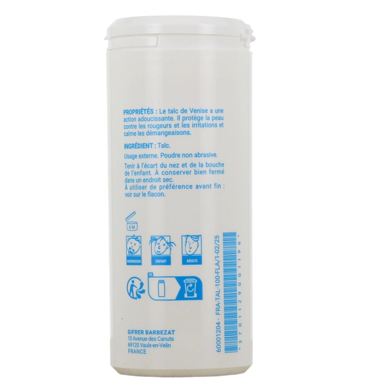 Gifrer Talc de Venise - Vue 3