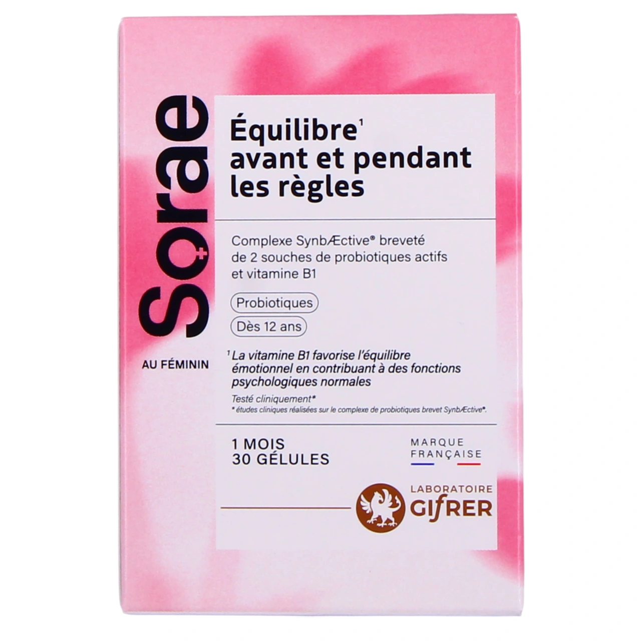 Sorae Equilibre Avant et Pendant les Règles - Vue 2