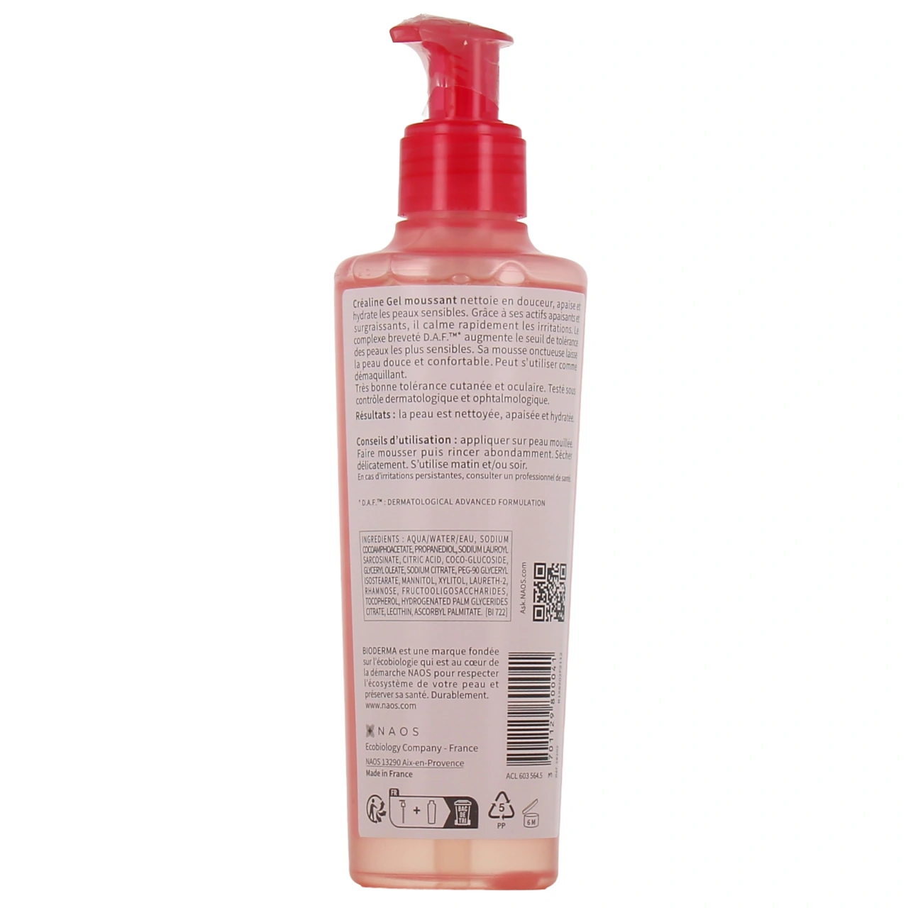 Bioderma Créaline Gel Moussant - Vue 3