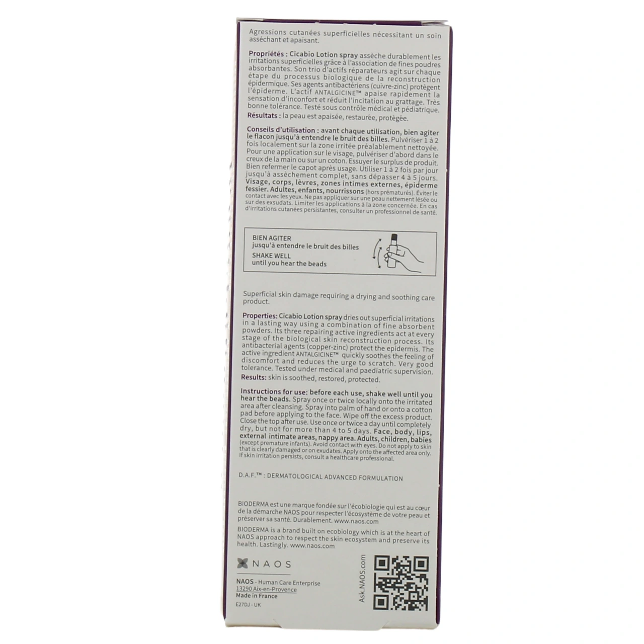 Bioderma Cicabio Lotion Spray Asséchant - Vue 3