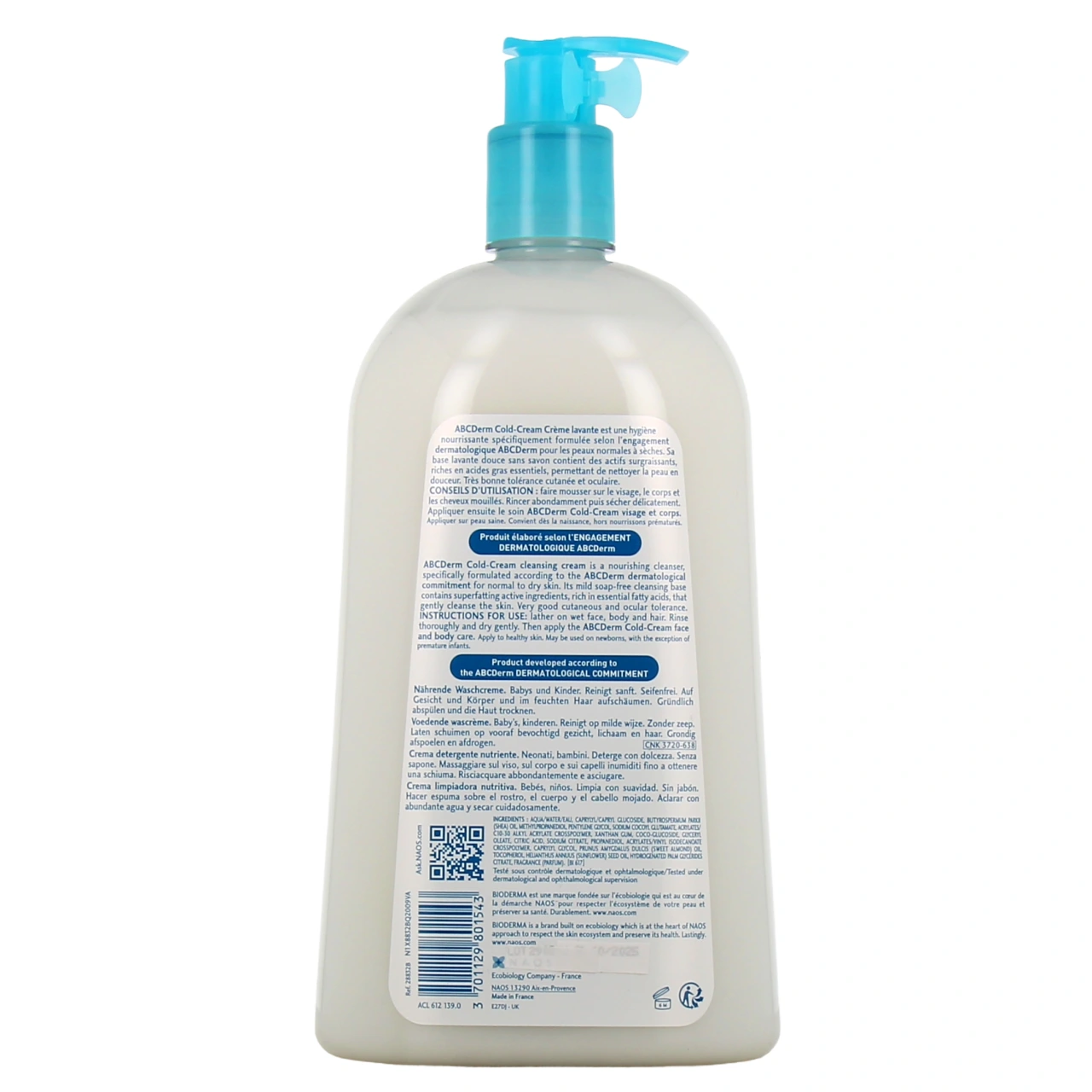 Bioderma ABCDerm Cold Cream Crème lavante - Vue 3