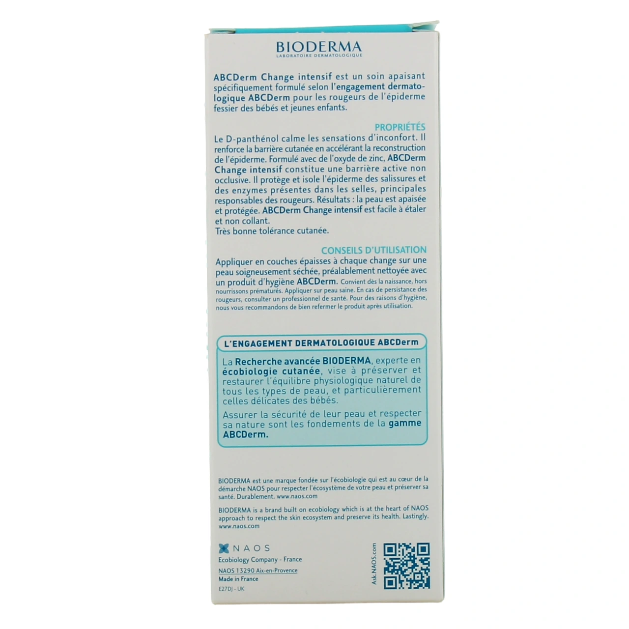 Bioderma ABCDerm Change Intensif Pâte à l'Eau Apaisante - Vue 3
