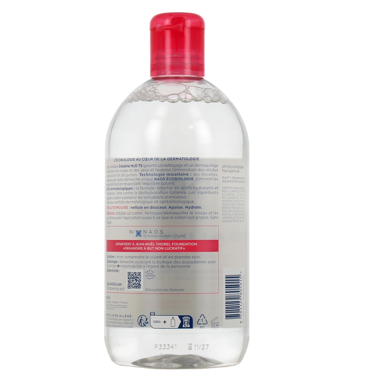 Bioderma Créaline H2O TS Eau micellaire démaquillante - Vue 10