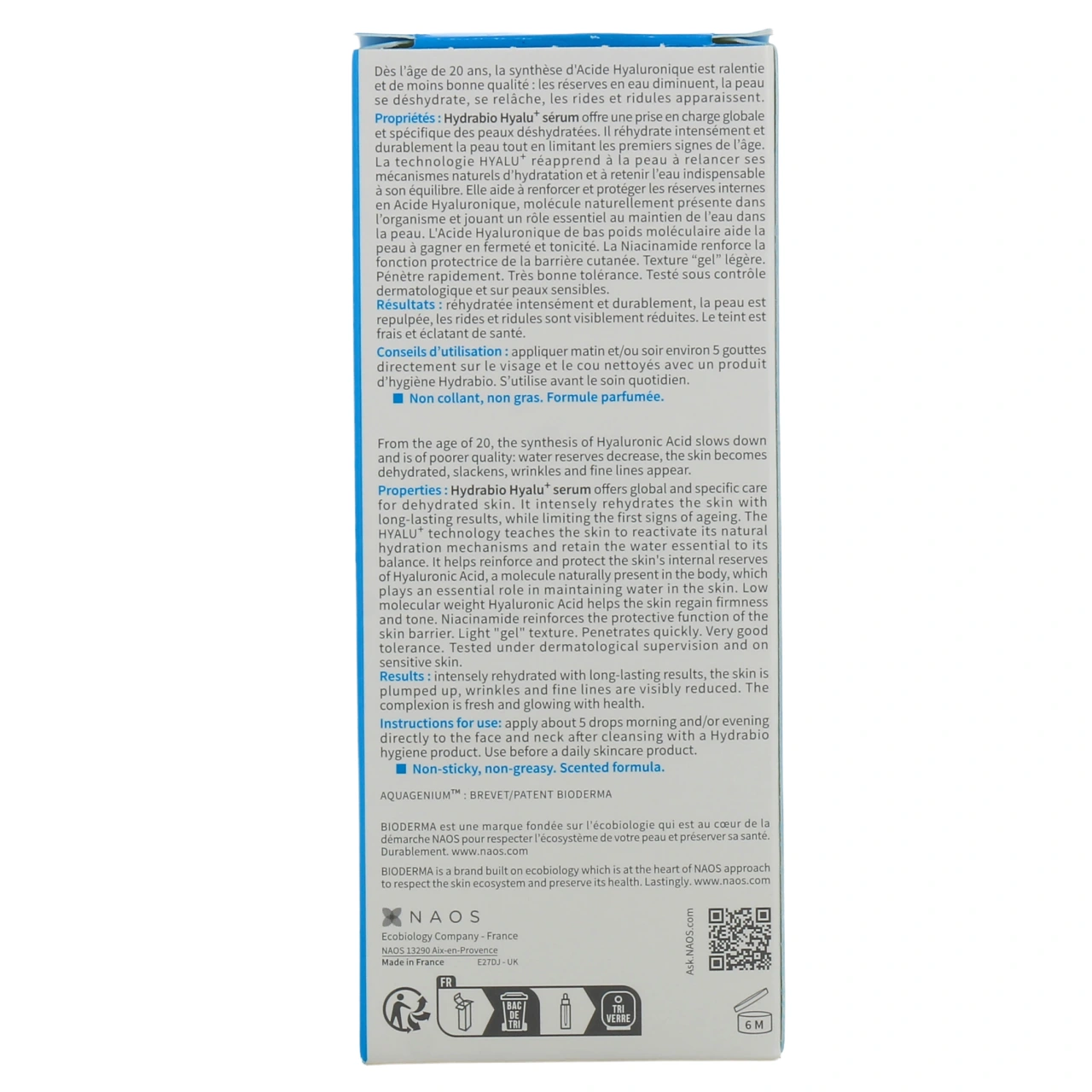 Bioderma Hydrabio Hyalu+ Sérum - Vue 3