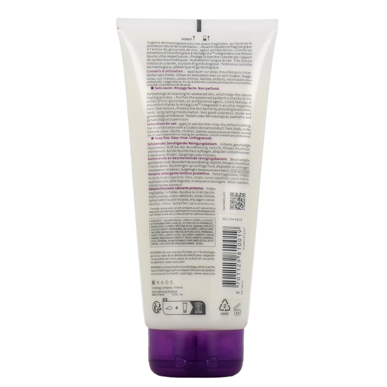 Bioderma Cicabio Baume Lavant - Vue 3