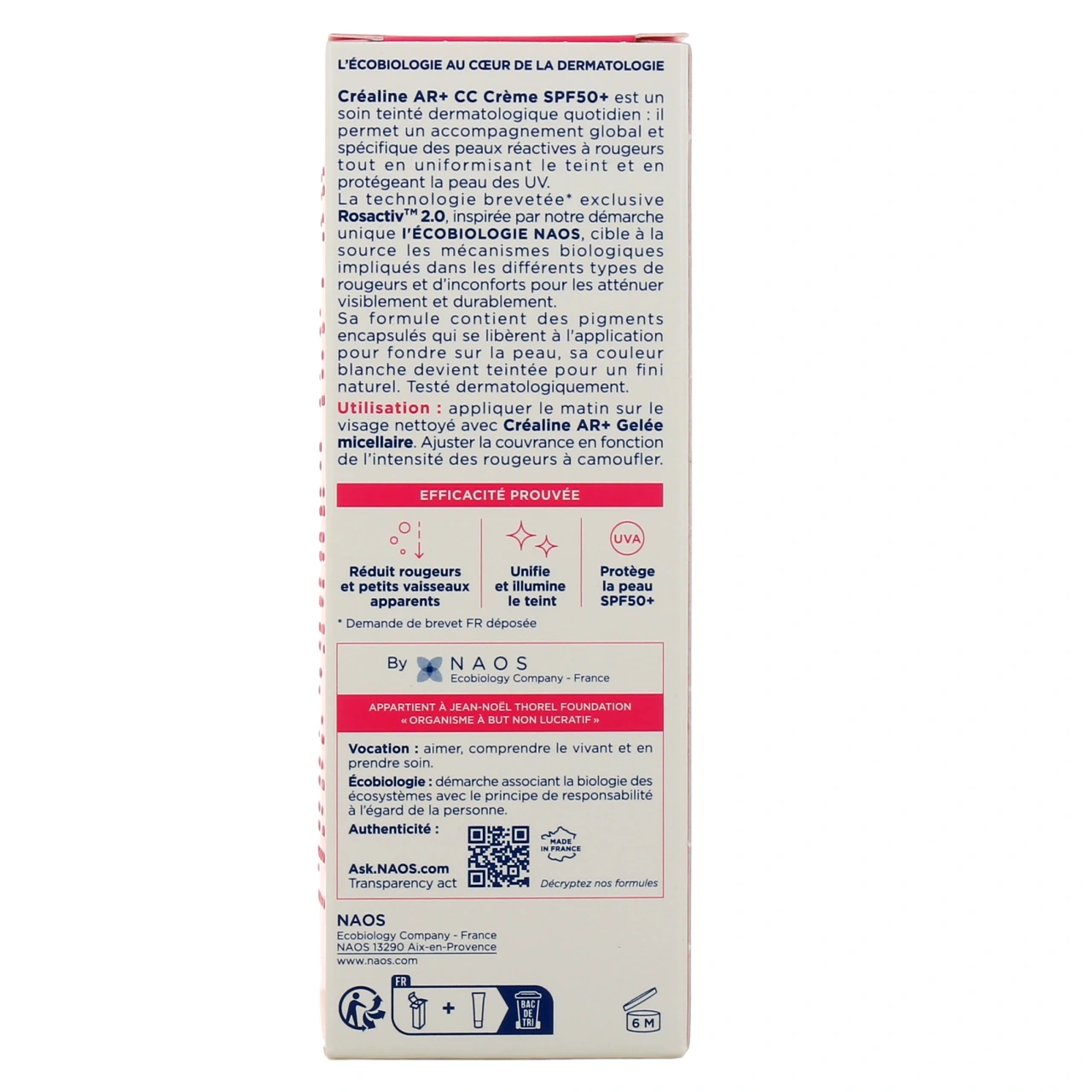 Bioderma Créaline AR+ CC Crème SPF50+ - Vue 3