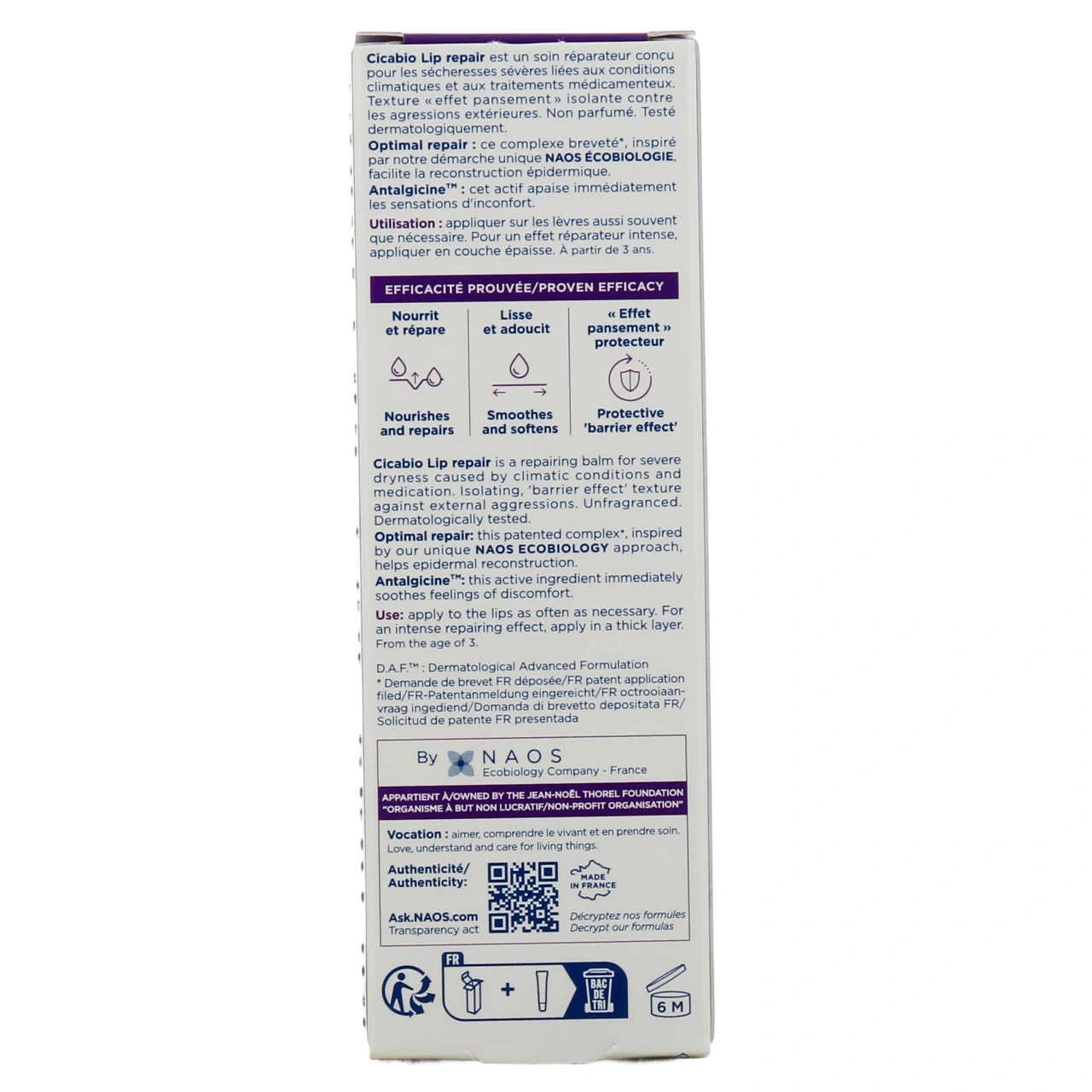 Bioderma Cicabio Lip Repair - Vue 4