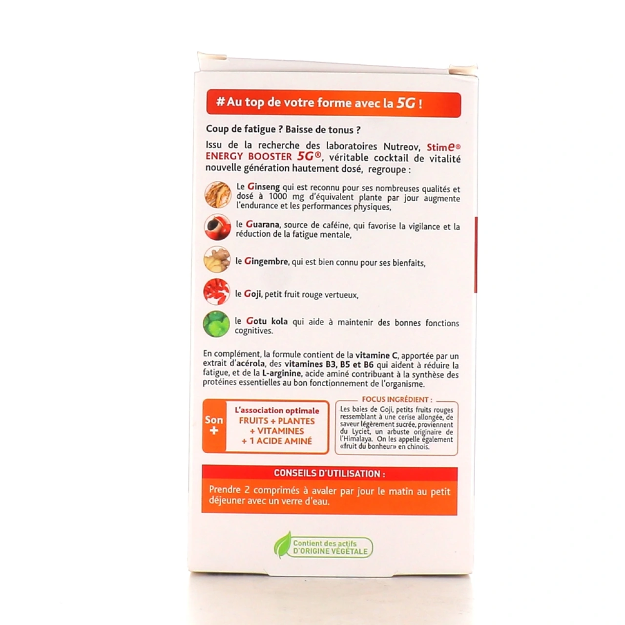 Nutreov Stim E Energy Booster 5G - Vue 6