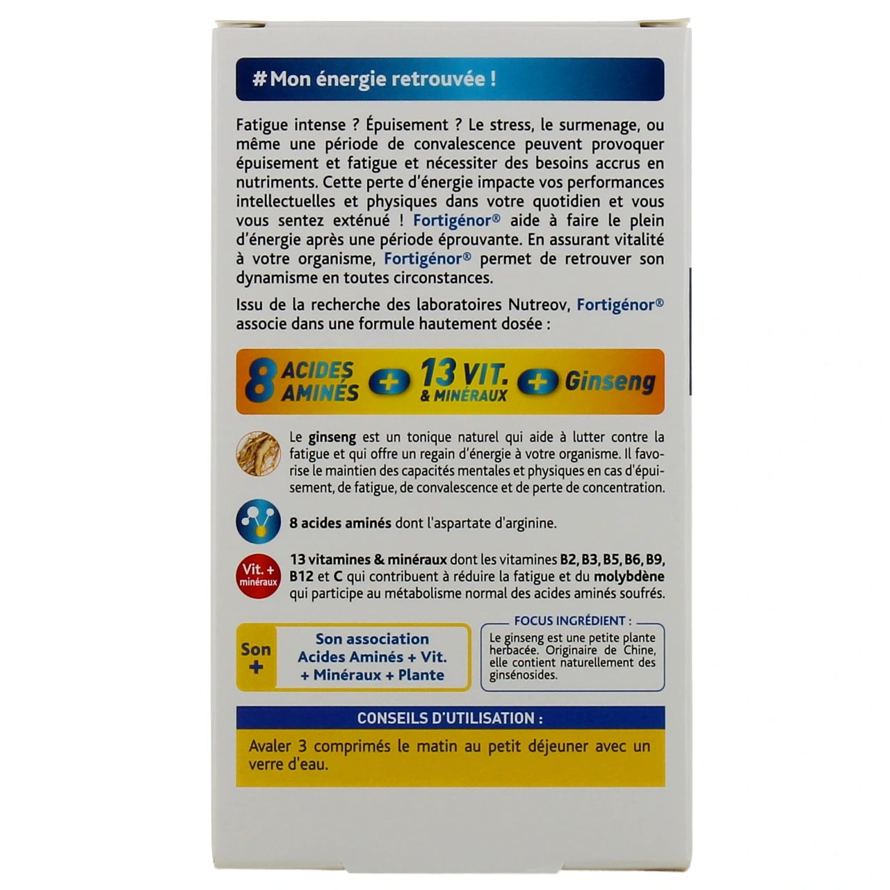 Fortigenor Fatigue Intense et épuisement - Vue 3