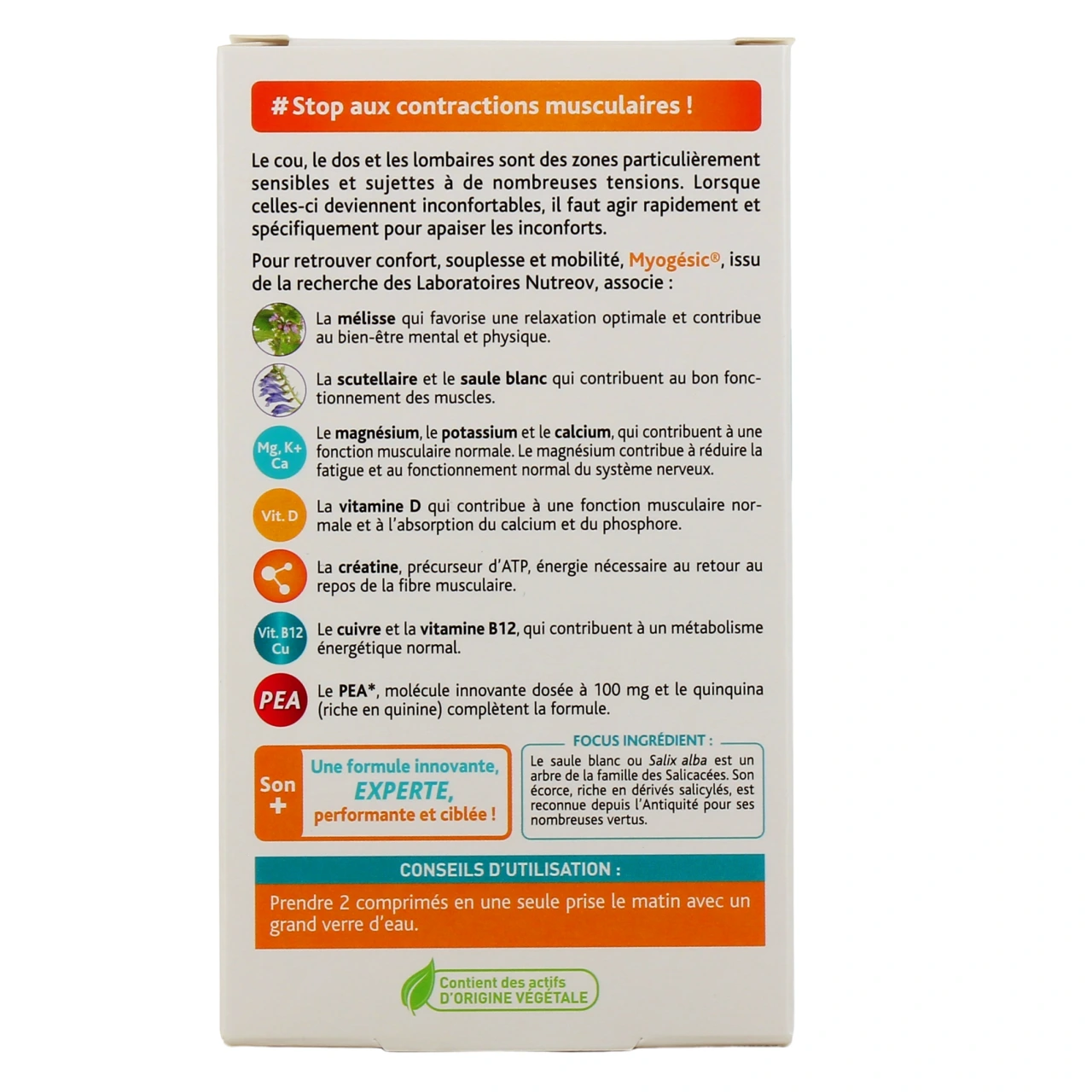 Nutreov Myogesic Décontractant Musculaire - Vue 3