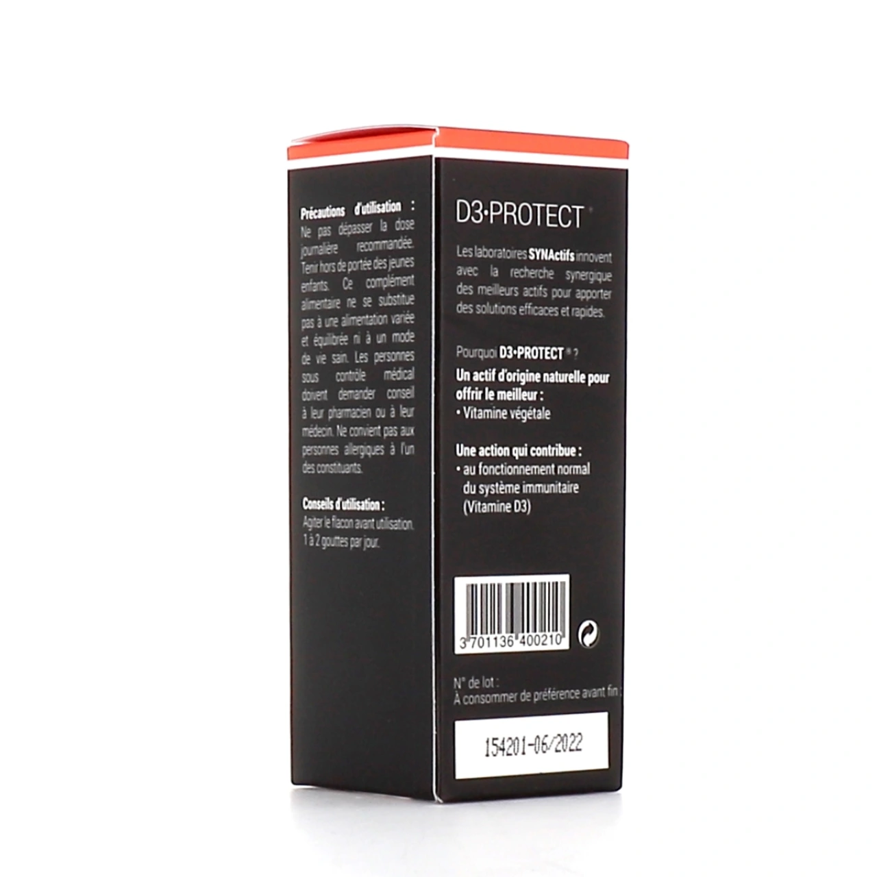 Synactifs D3 Protect Vitamine D3 végétale - Vue 5