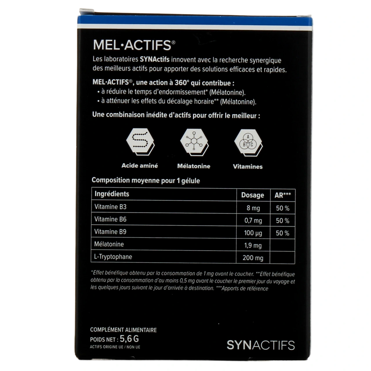 Synactifs Mel Actifs Sommeil - Vue 3