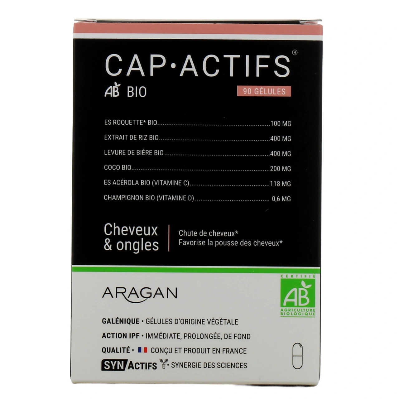 Synactifs Cap Actifs Bio Cheveux & Ongles - Vue 2