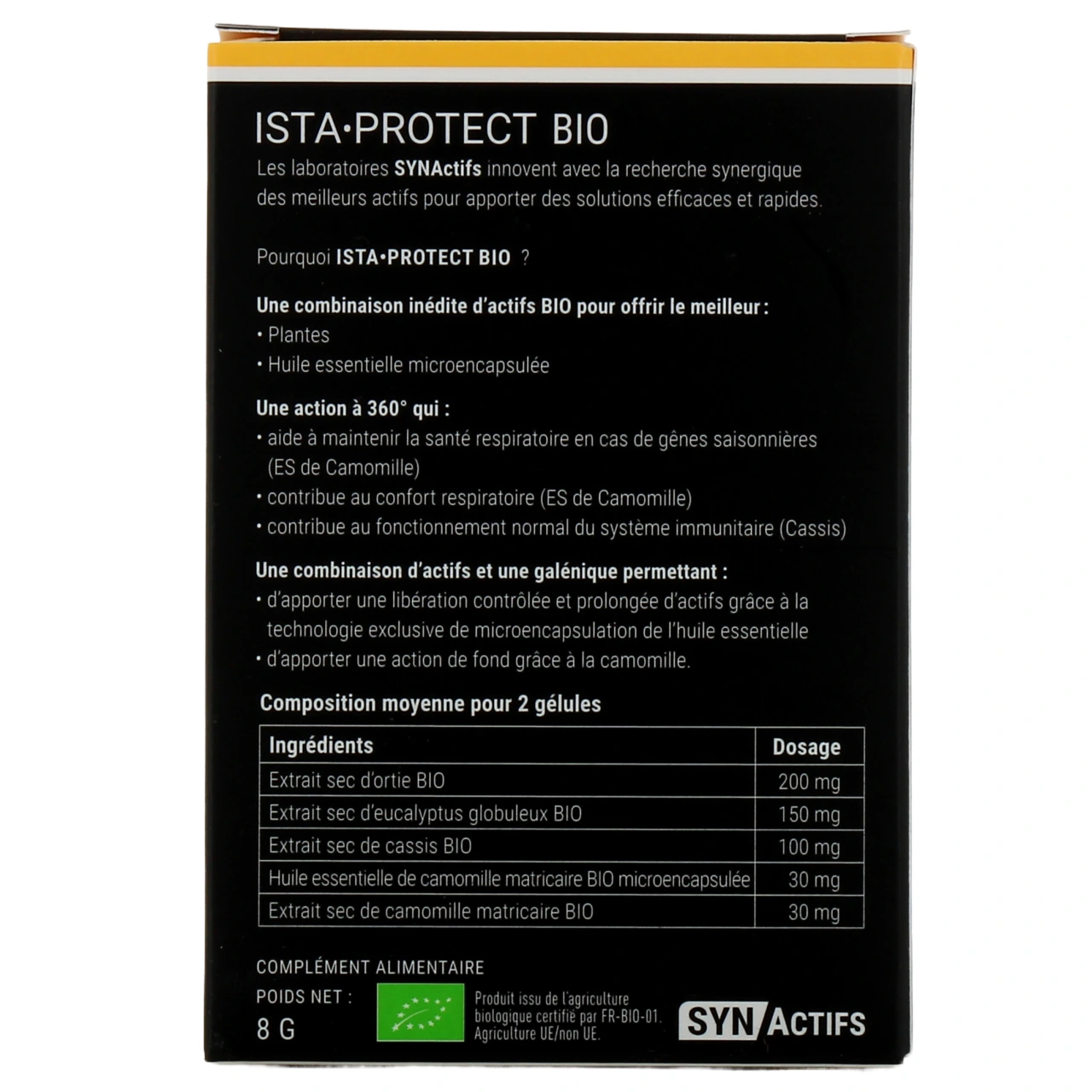 Synactifs Ista Protect Bio Confort Saisonnier - Vue 3