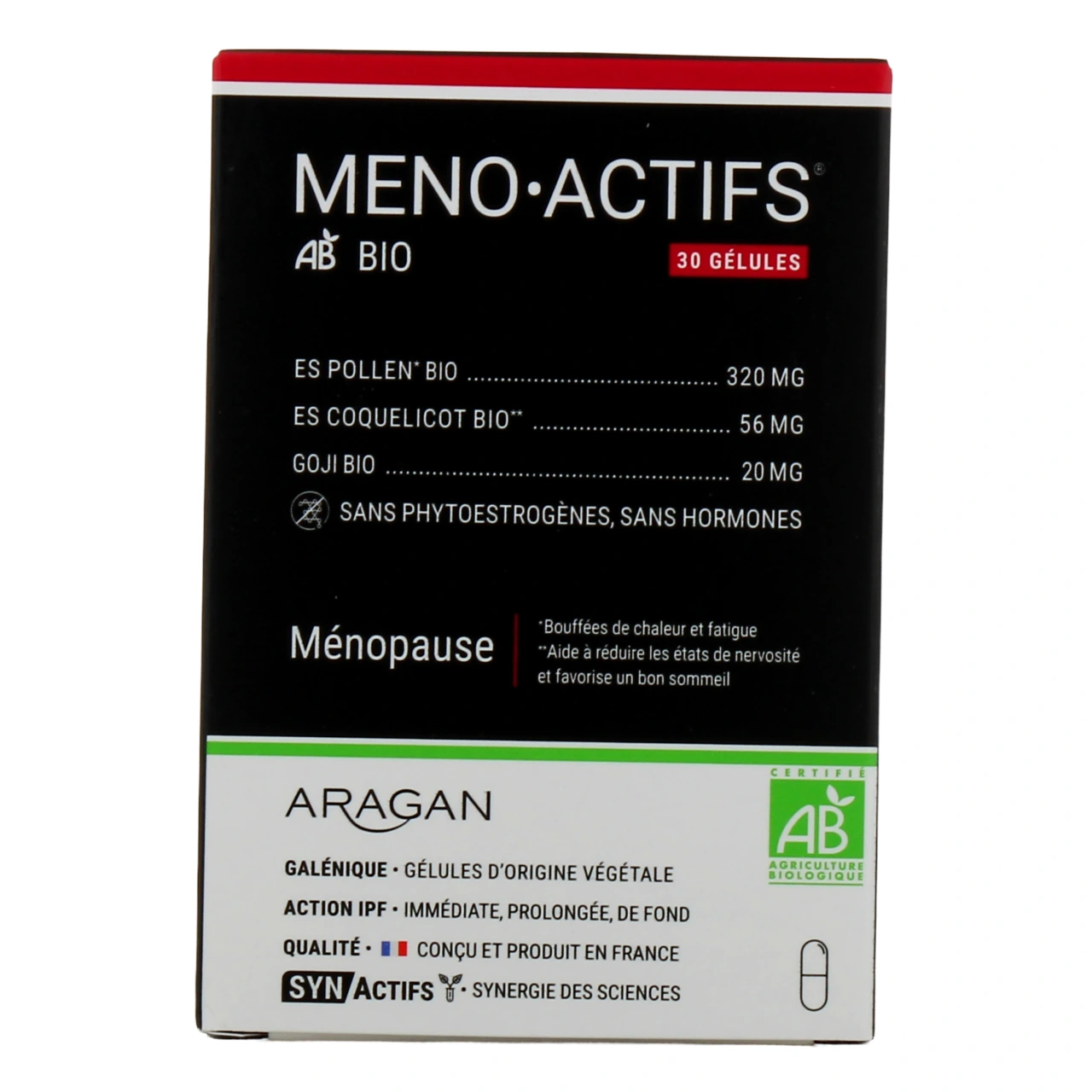 Synactifs Meno Actifs Bio Ménopause - Vue 2