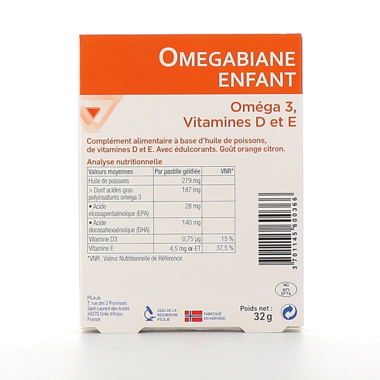 Pileje Omegabiane Enfant - Vue 2