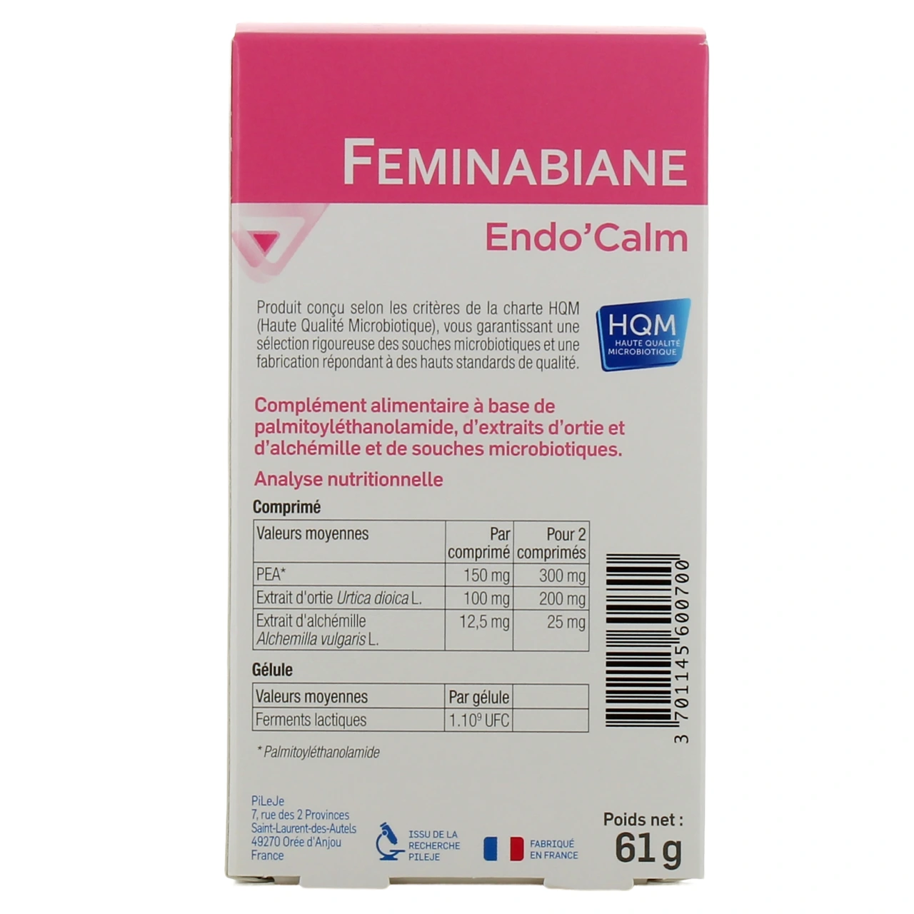 Feminabiane Endo'Calm - Vue 6