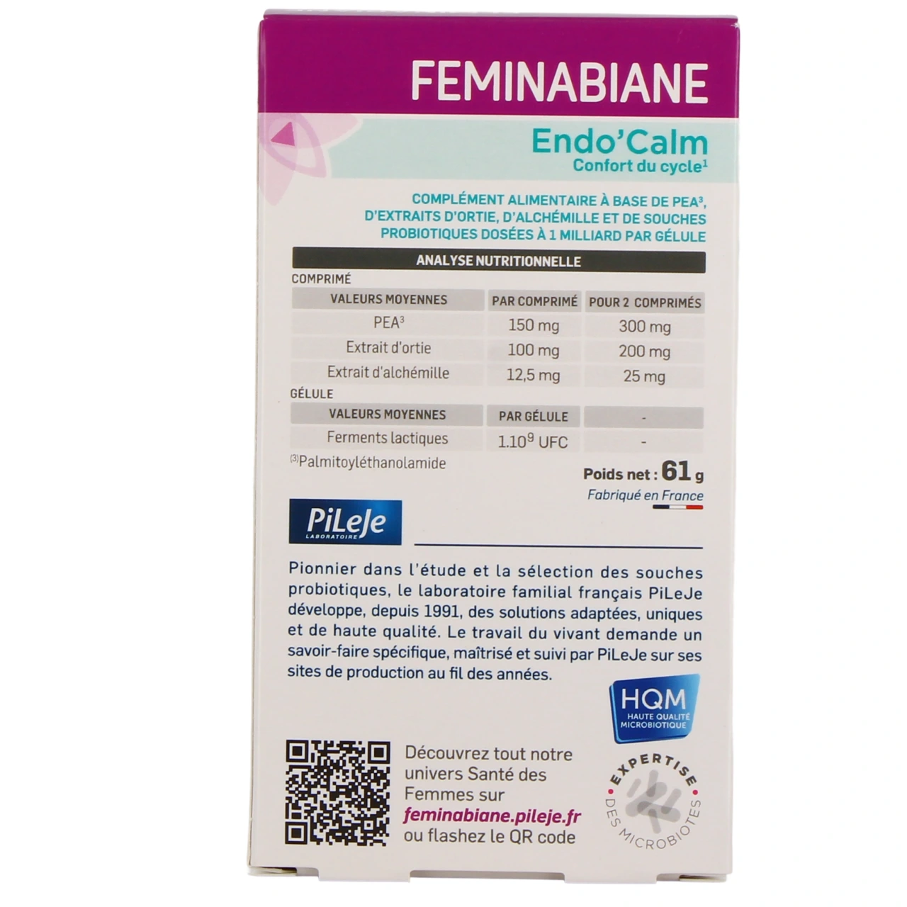 Feminabiane Endo'Calm - Vue 3