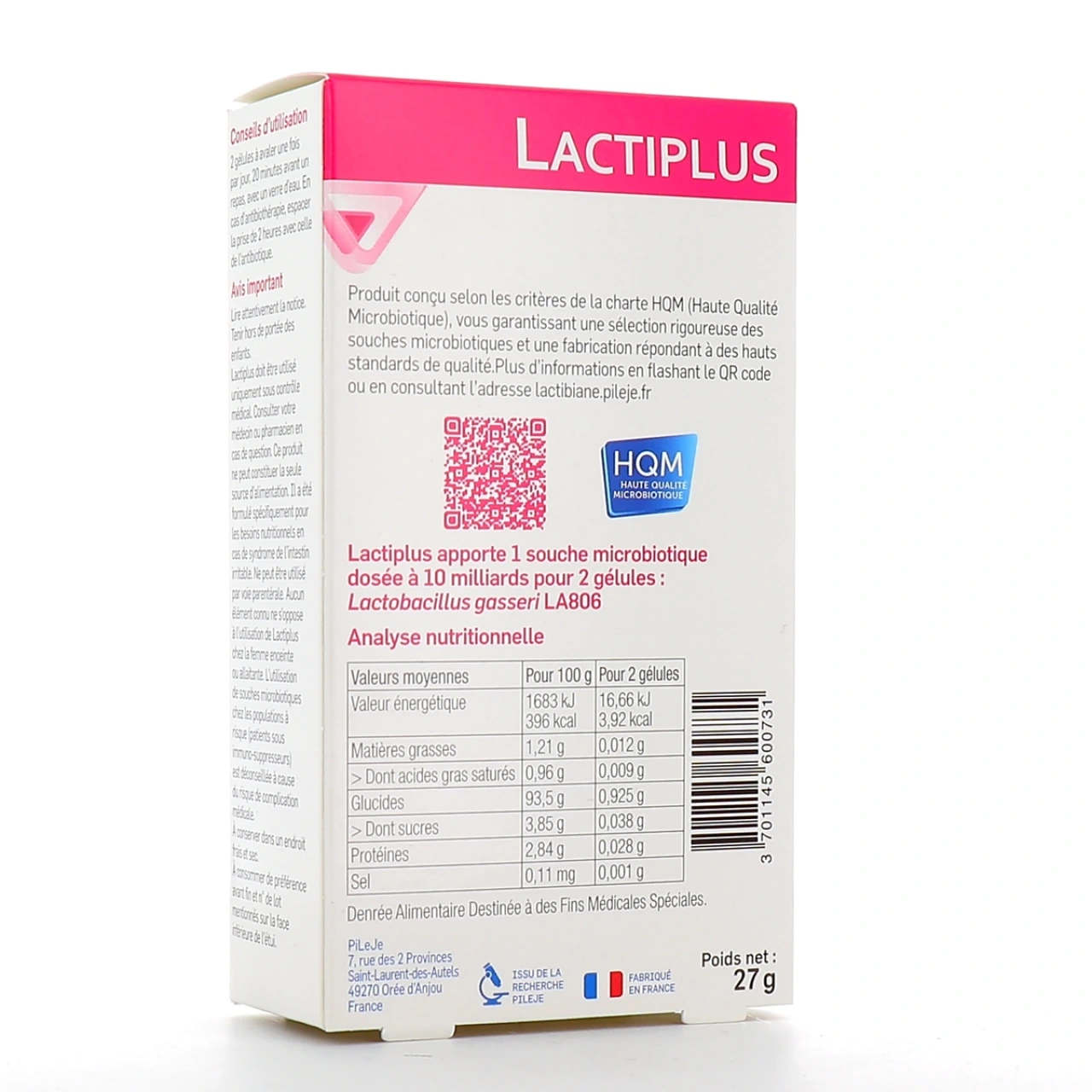 Pileje Lactiplus Digestion Transit - Vue 2