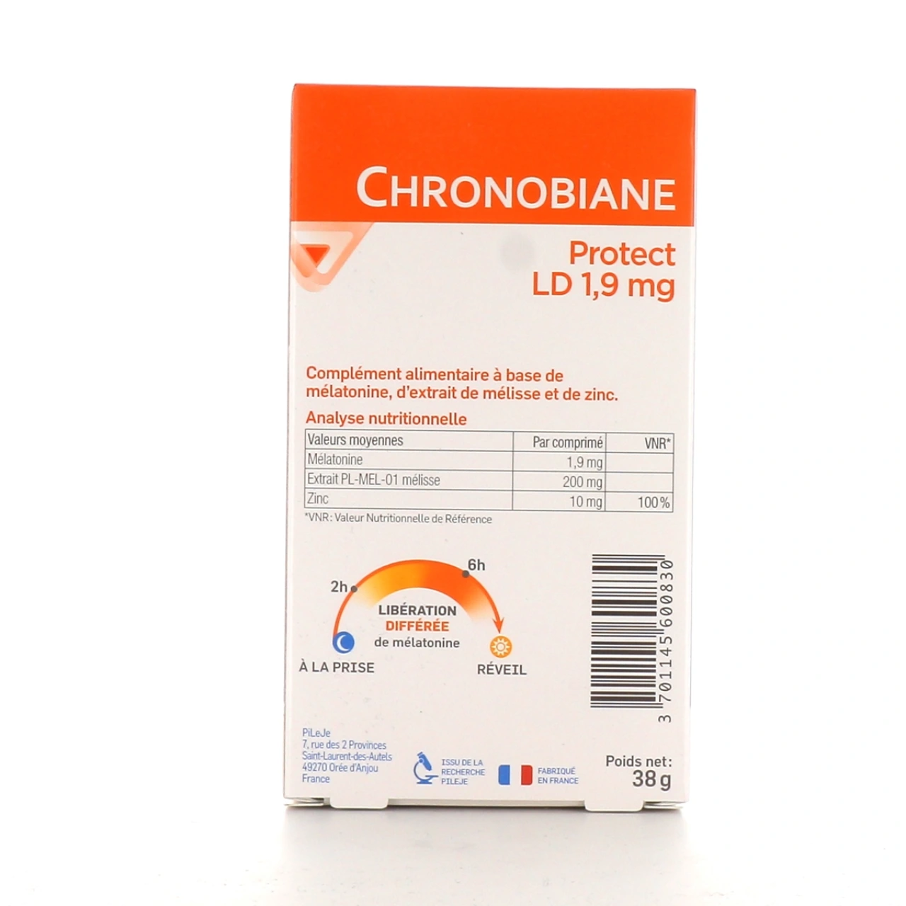 Pileje Chronobiane Protect LD 1,9mg - Vue 5