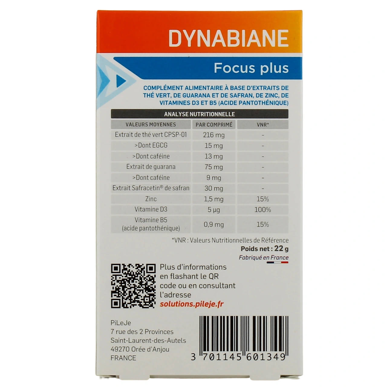 Pileje Dynabiane Focus Plus - Vue 3
