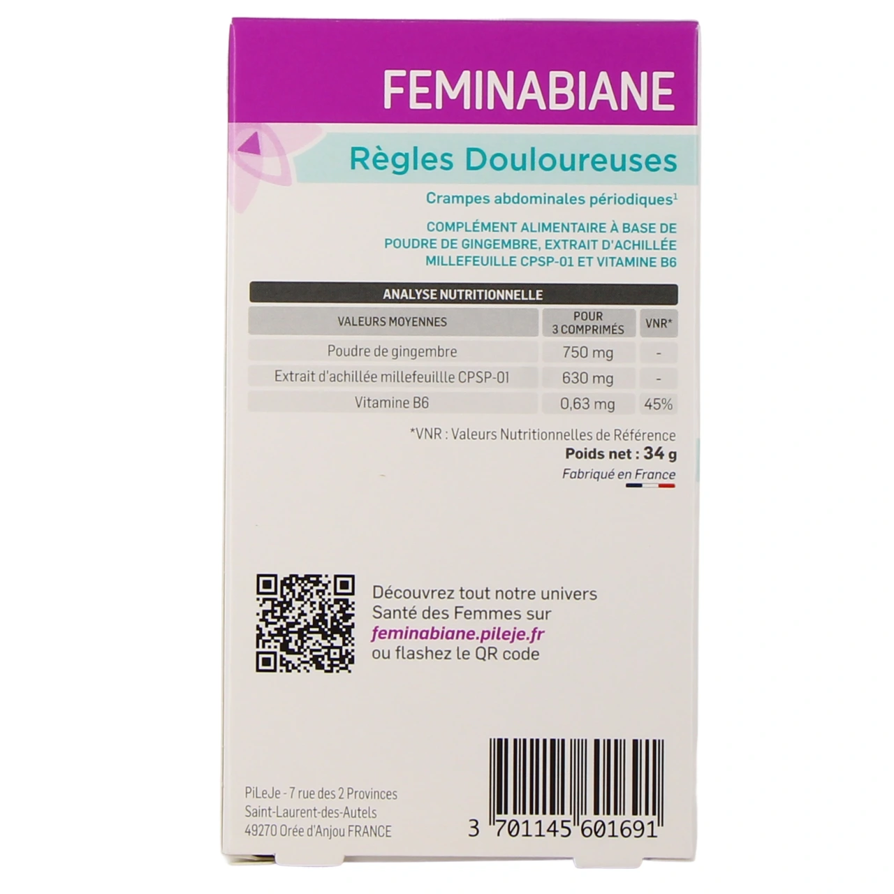 Feminabiane Règles Douloureuses - Vue 3
