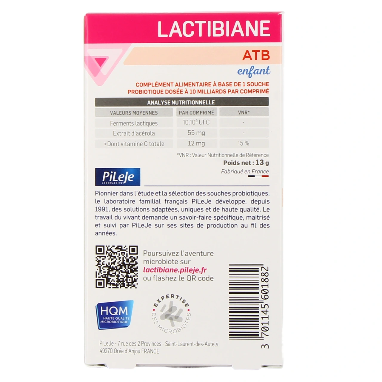 Lactibiane ATB Enfant - Vue 3