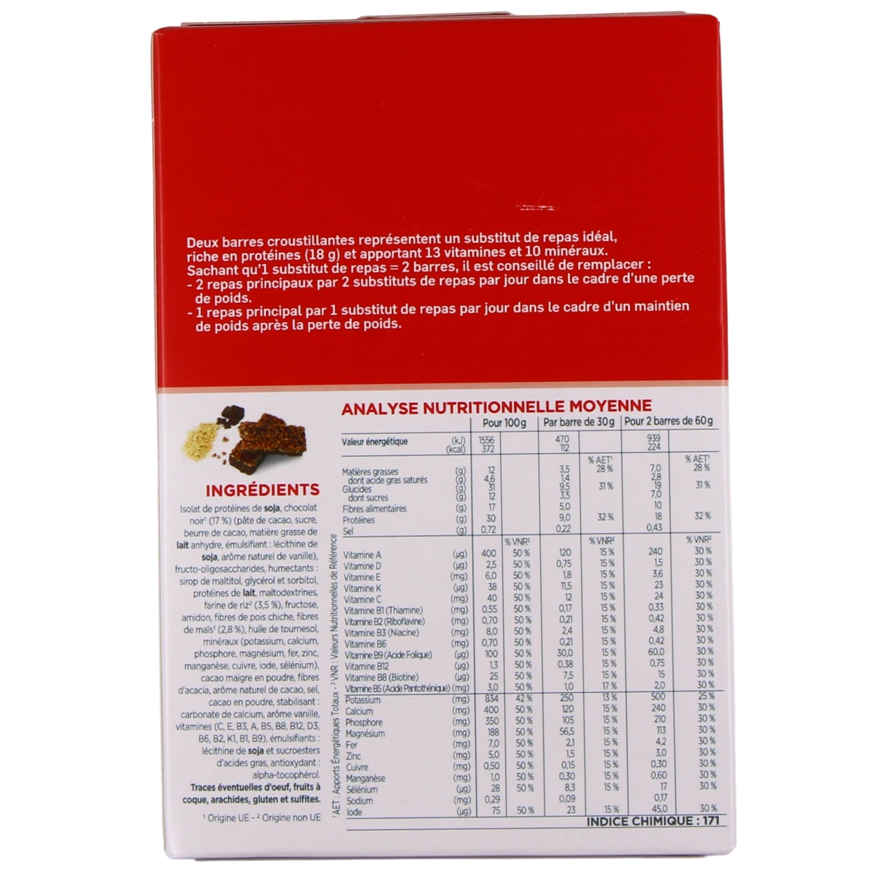 Insudiet Barre Chocolat Céréales - Vue 3