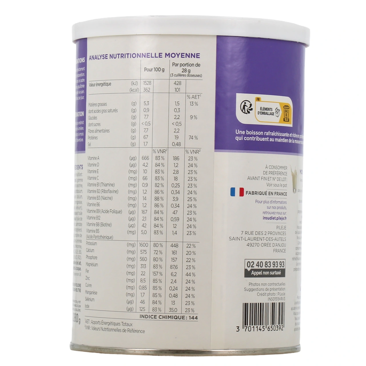 Insudiet Boisson protéinée - Vue 11