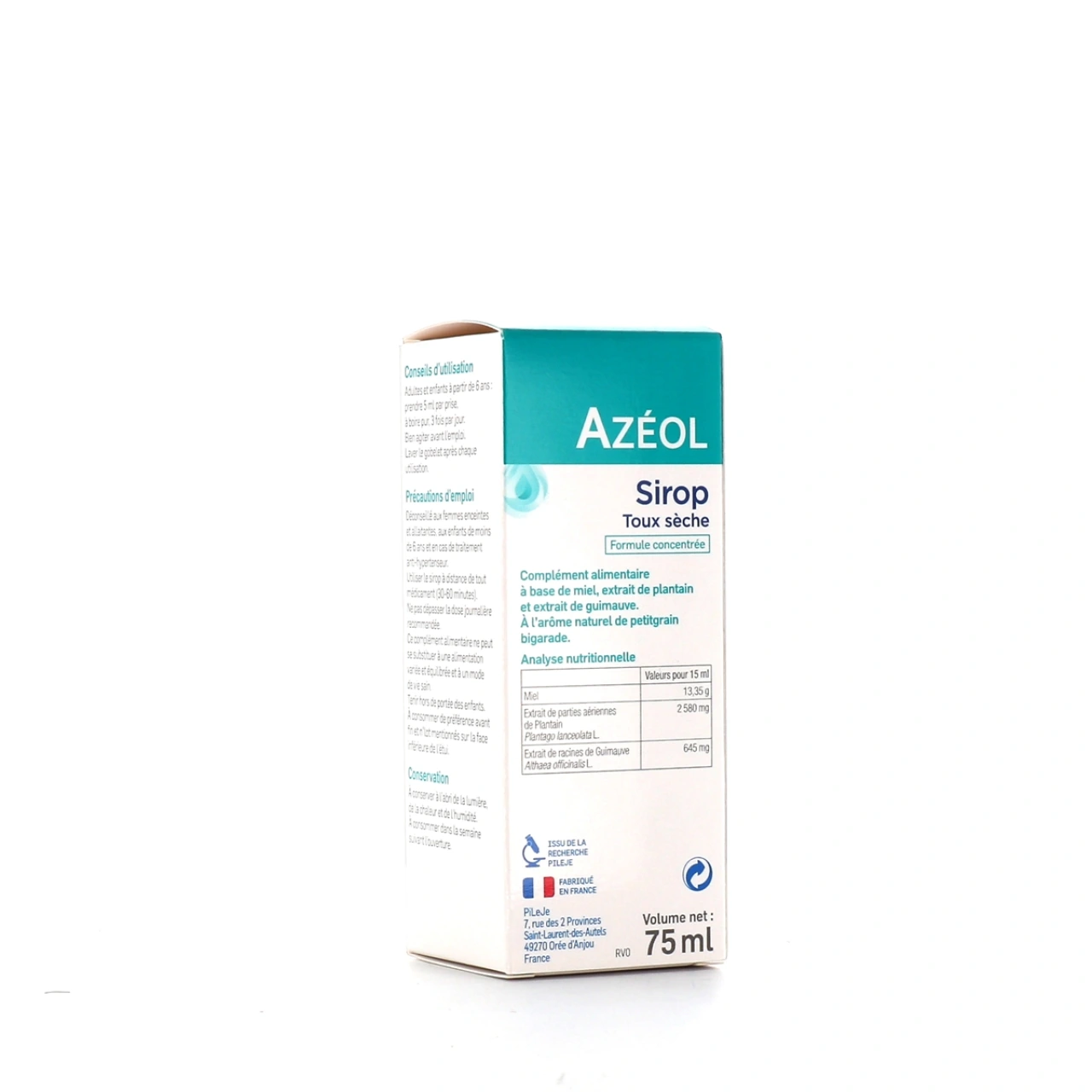Azeol Sirop Toux Sèche - Vue 2