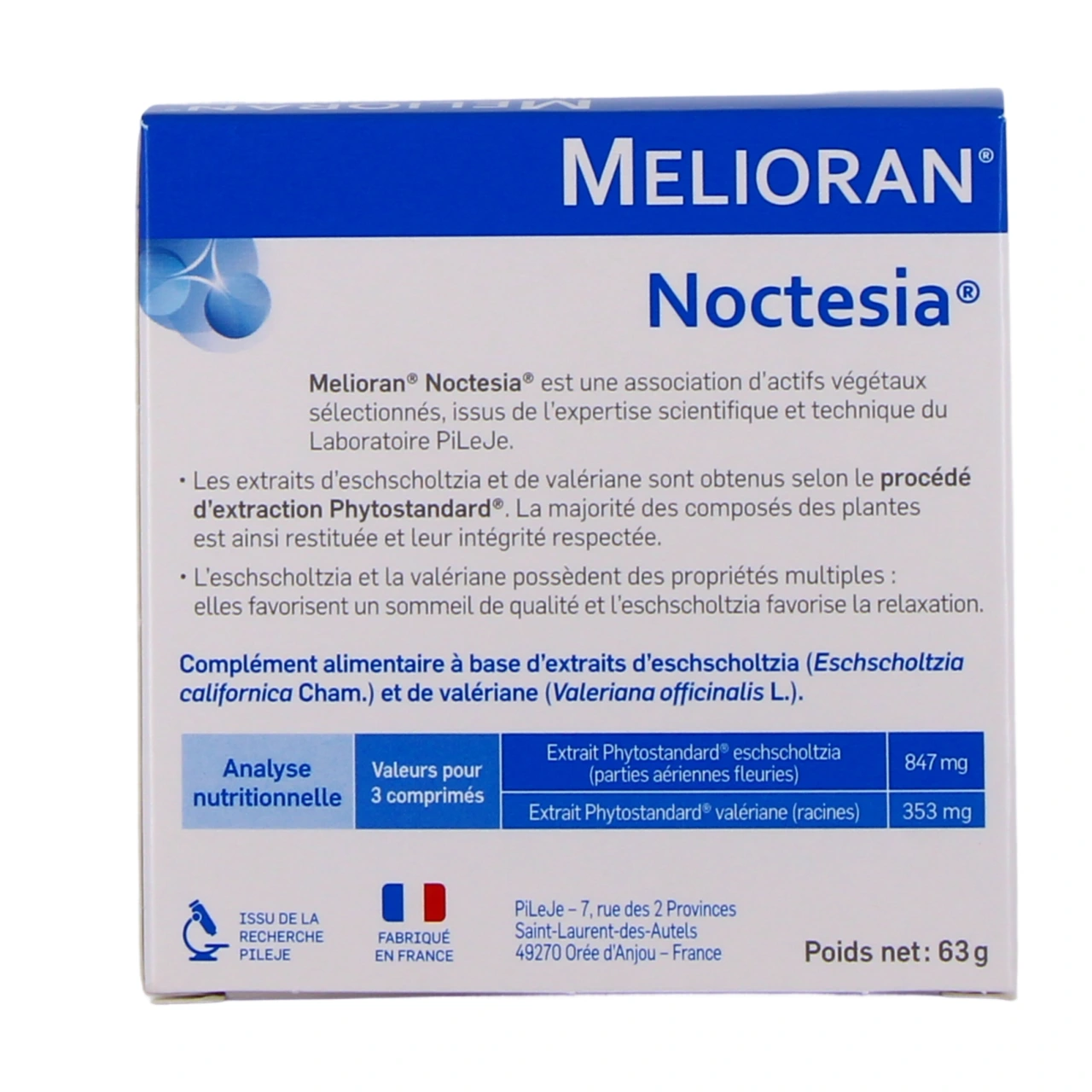 Pileje Noctesia Qualité du Sommeil & Relaxation - Vue 3