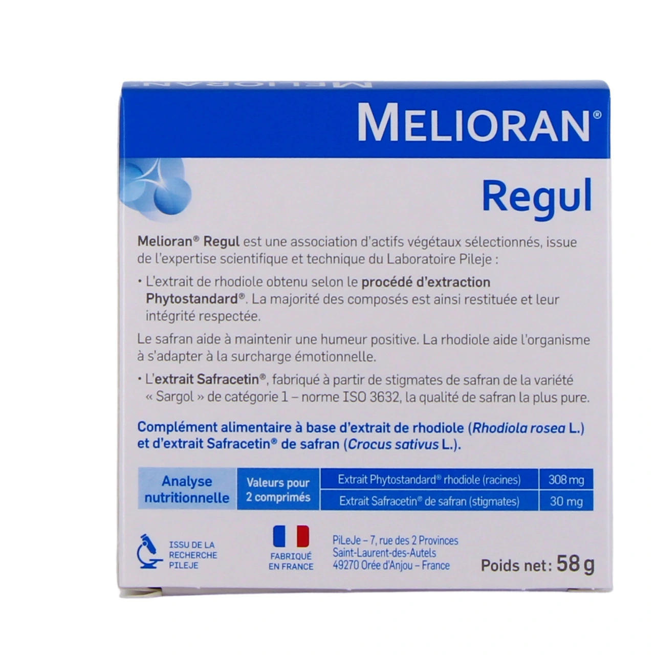 Pileje Melioran Regul - Vue 3